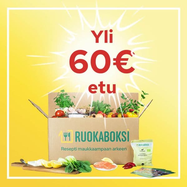 Ruokaboksi tutustumisetu